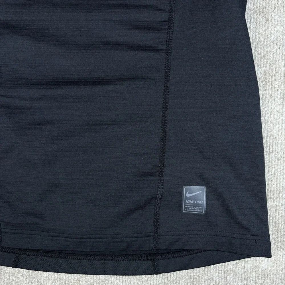 Nike Pro Dri-FIT Womens Small 1/4 Zip Long Sleeve Training Top Black
